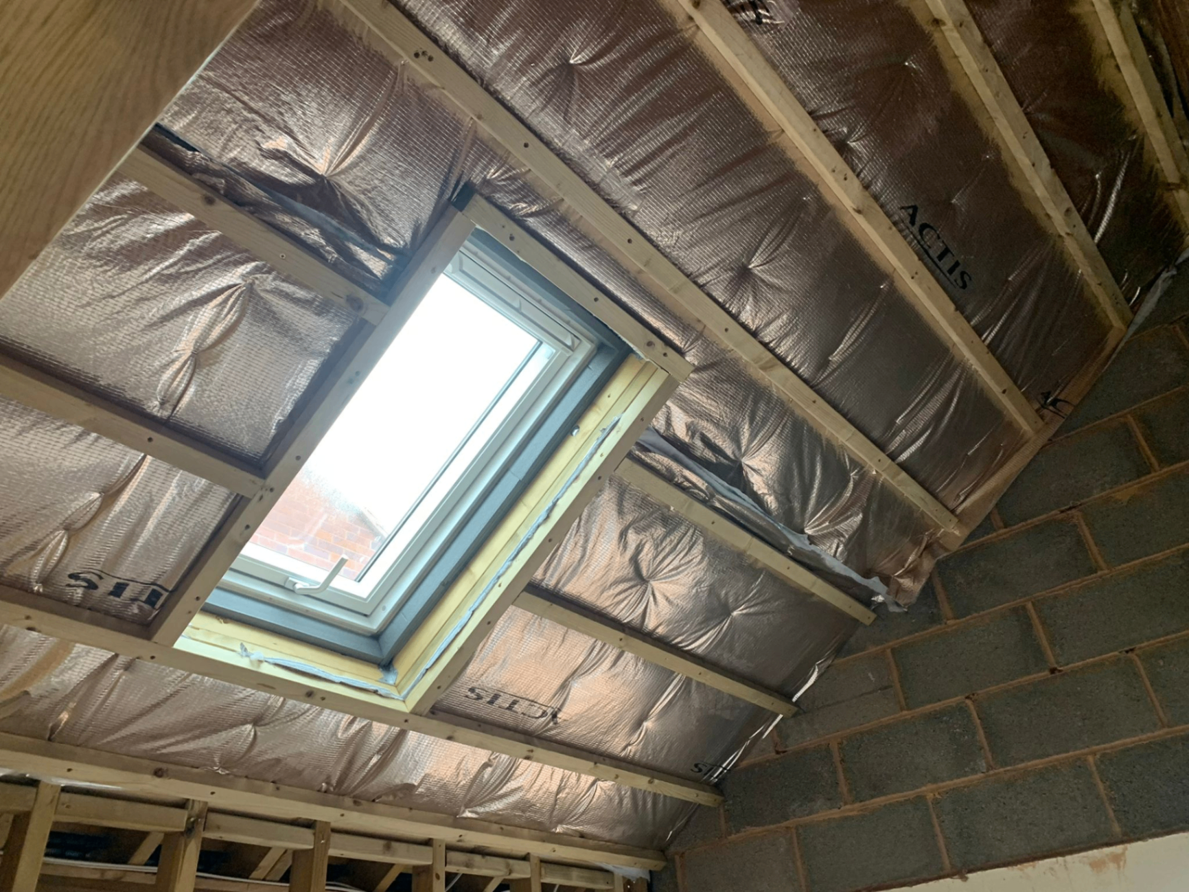 Loft insulation and rafter framing by AJW Carpentry
